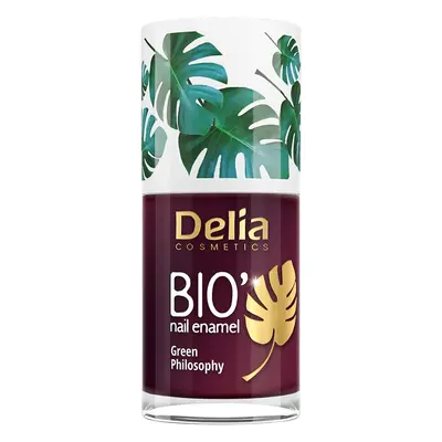 Delia Cosmetics BioGreenPhilosophy 601 clear lakier Lakiery do paznokci 11 ml 614 Plum