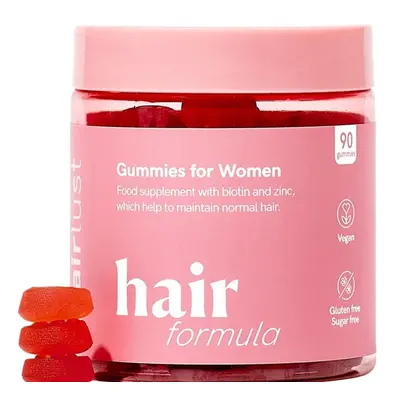 Hairlust Hair Formula Gummies for Women Witaminy dla włosów 228 g Damski