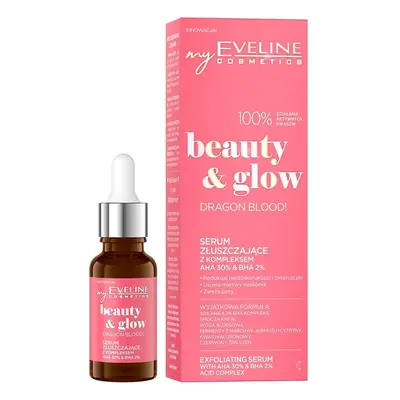 Eveline Cosmetics Beauty & Glow Serum złuszczające z kompleksem AHA 30% & BHA 2% Serum nawilżają