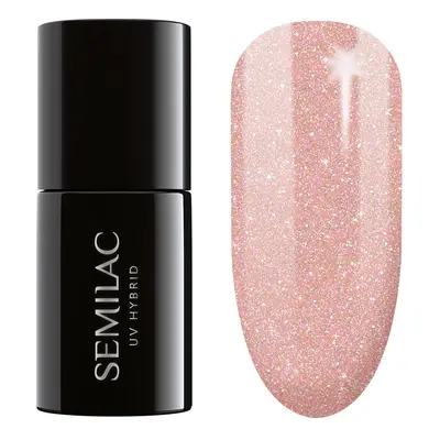 Semilac Semilac Extend 5in1 Lakiery do paznokci 7 ml 804 - GLITTER SOFT BEIGE