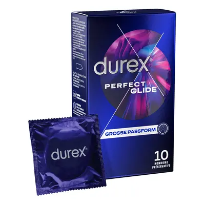 Durex Perfect Glide Prezerwatywy 10 ct