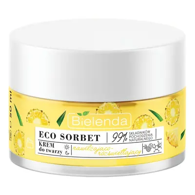 Bielenda ECO SORBET Ananas - krem - nawilżająco-rozświetlający Kremy do twarzy 50 ml