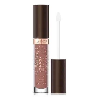 Eveline Cosmetics Choco Glamour Pomadka w płynie z efektem glossy lips, 01 Błyszczyki 4,5 g 1 - 