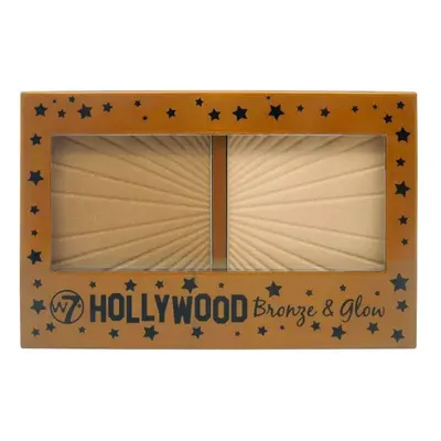 W7 HOLLYWOOD Bronze&Glow PALETA DO KONTUROWANIA Konturowanie twarzy 13 g