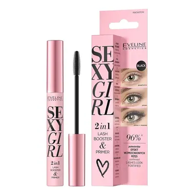 Eveline Cosmetics Sexy Girl Baza i odżywka do rzęs 2 w 1 Tusze do rzęs 10 ml