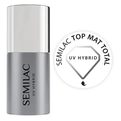 Semilac Top matowy UV Hybrid Semilac Top Mat Total Top coat 7 ml