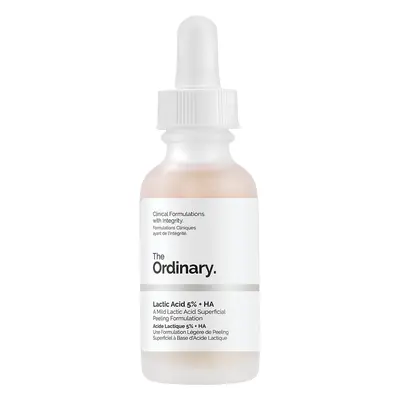 The Ordinary Kwasy bezpośrednie Kwas mlekowy 5% + HA 2% Peeling do twarzy 30 ml