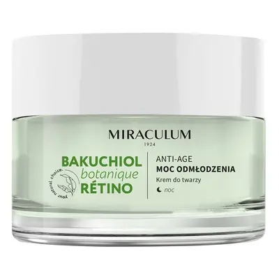 Miraculum Bakuchiol Botanique Retino Anti-Age MOC ODMŁODZENIA Krem Kremy na noc 50 ml