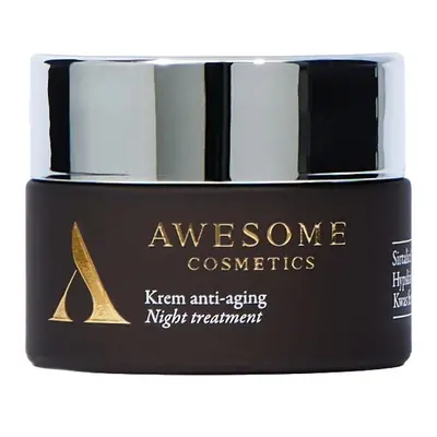 Awesome Cosmetics KREM NA NOC ANTI AGING NIGHT TREATMENT Kremy do twarzy 50 ml