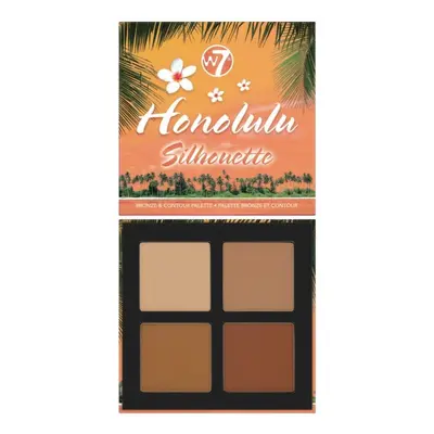 W7 HONOLULU Silhouette PALETA DO KONTUROWANIA Zestawy kosmetyków do makijażu 18 g