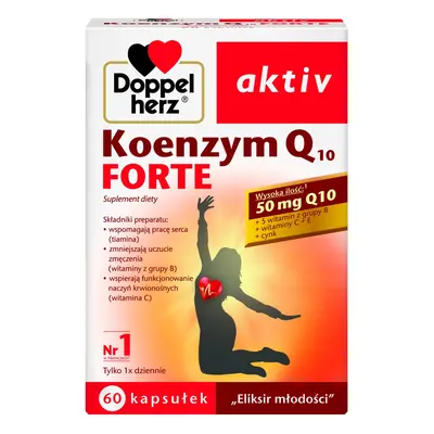 Doppelherz DH aktiv Koenzym Q10 Forte kaps. 60 szt Witaminy 1 ct