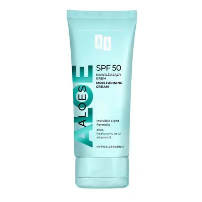 AA COSMETICS AA Aloes Nawilżający krem SPF 50 Kremy do twarzy 40 ml