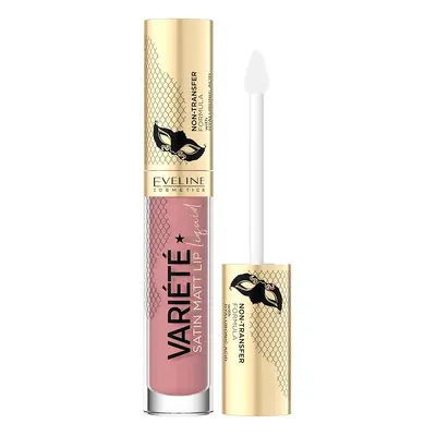 Eveline Cosmetics Variété Satin Matt Lip Liquid Pomadka w płynie Szminki 4,5 ml 2