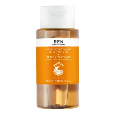 Ren Clean Skincare Radiance Ready Steady Glow Aha Daily Tonic Toniki do twarzy 250 ml