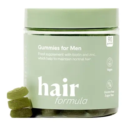 Hairlust Hair Formula Gummies for Men Witaminy dla włosów 228 g Męskie