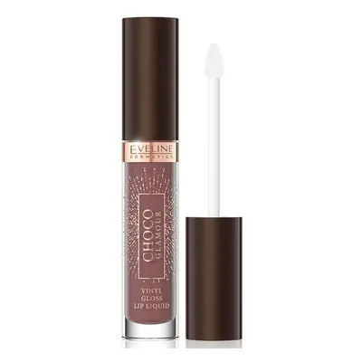 Eveline Cosmetics Choco Glamour Pomadka w płynie z efektem glossy lips, 01 Błyszczyki 4,5 g 2 - 