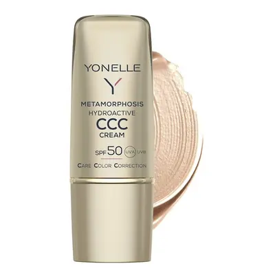 YONELLE METAMORPHOSIS Hydroaktywny Krem CCC SPF 50 Kremy BB i CC 30 ml 2 - SUN TOUCH