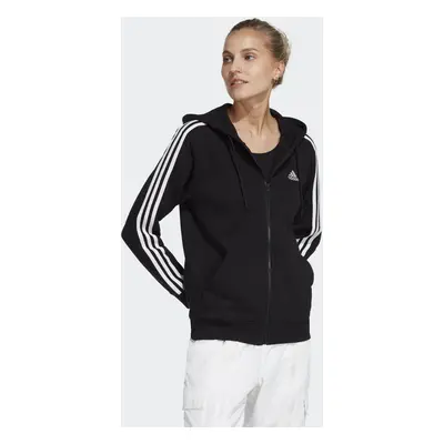 Essentials 3-Stripes French Terry Regular Full-Zip Hoodie