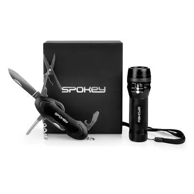 Scyzoryk i latarka multitool zestaw 10w1 Spokey Zoom