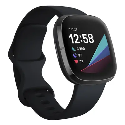 Second Life - Zegarek smartwatch Fitbit Sense black - Stan Doskonały