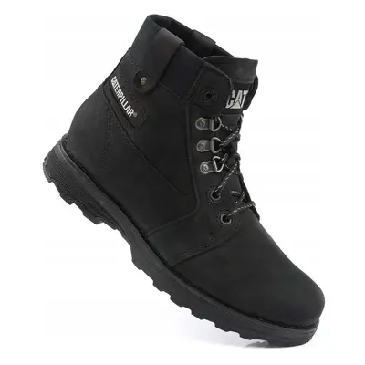 Damskie buty trapery czarne CATERPILLAR CHARLI FLEECE BOOT