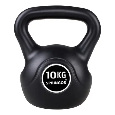 Kettlebell hantla do ćwiczeń Springos ABS czarny