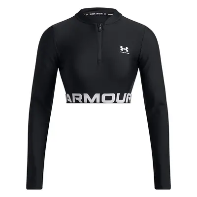 Top treningowy damski Under Armour Heat Gear Rib 1/4 Zip