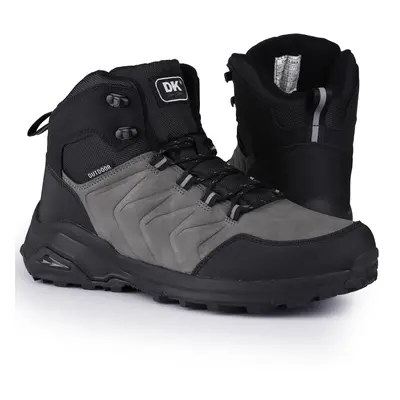 Buty męskie zimowe wysokie trekkingowe DK EXEC GREY BLACK