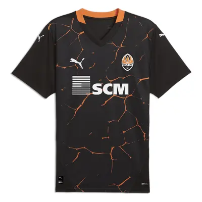 Męska koszulka wyjazdowa FC Shakhtar Donetsk 24/25 PUMA Black Rickie Orange