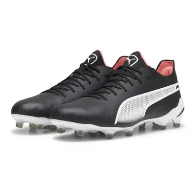 Buty piłkarskie KING ULTIMATE FG/AG PUMA Black White Fire Orchid Red