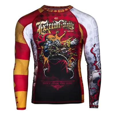 Koszulka sportowa męska Rashguard do MMA EXTREME HOBBY KILLER CARDS