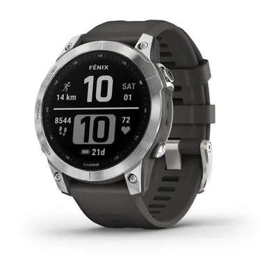 Second Life - Zegarek z GPS Garmin Fenix Silver Grey - Stan Bardzo Dobry