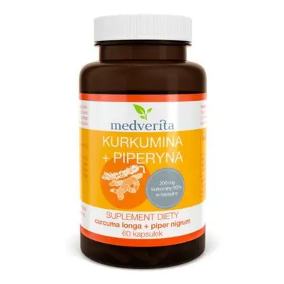 Kurkumina + Piperyna MEDVERITA kaps