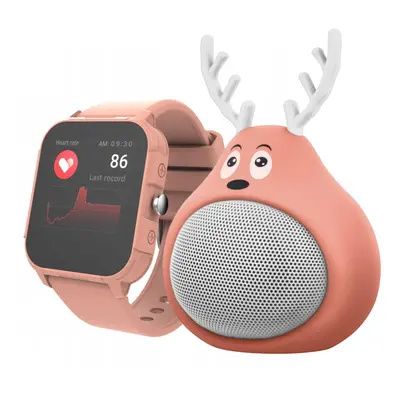 Smartwatch sportowy Forever IGO JW-150 + Głośnik Sweet Animal Deer ABS-100