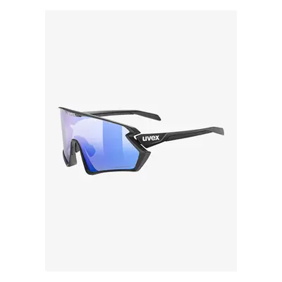 Okulary rowerowe Uvex Sportstyle 2.0 P - black matt/mirror blue