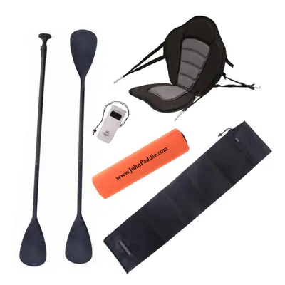 Zestaw Wiosło John Paddle + siedzisko do deski + odbijacz + pokrowiec + etui