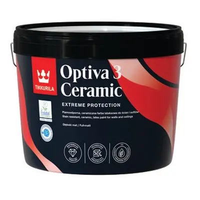 Farba Tikkurila Optiva Ceramic Super Matt 9 l