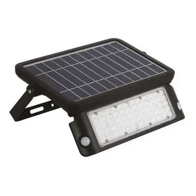 Oprawa LED solarna składana, 10W 1080Lm 3 tryby pracy, kolor czarny, czujnik ruchu i zmierzchu, 