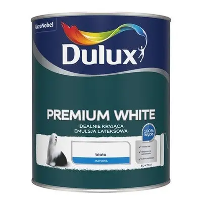 Farba Dulux Premium White biała 1l