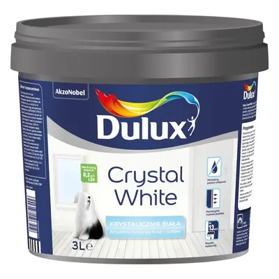 Farba Dulux Crystal White biała 3l