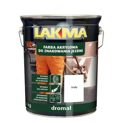 Farba do znakowania Dromal Lakma biały 5kg