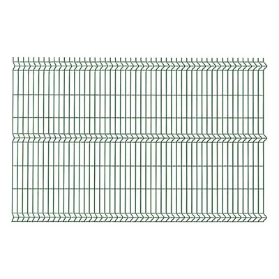 Panel ogrodzeniowy 3D zielony, 172x250 cm, oczko 50x200 mm, drut 4 mm