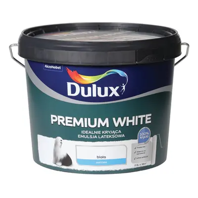 Farba Dulux Premium White biała 2,5l