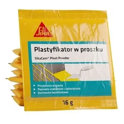 Domieszka napowietrzająca do zapraw SikaCem Plast Powder 16 g