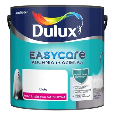 Farba Dulux EasyCare Kuchnia & Łazienka biały 2,5l