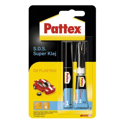 Klej do plastiku Pattex S.O.S. Super 2g + 4ml