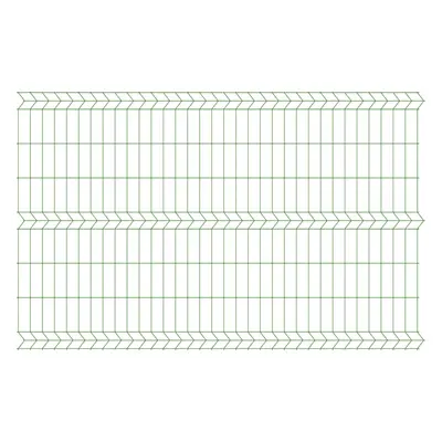 Panel ogrodzeniowy 3D zielony, 152x250 cm, oczko 75x200 mm, drut 3.2 mm