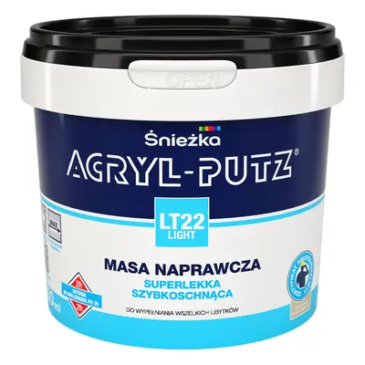 Gładź szpachlowa Śneżka Acryl Putz Light 0,75l