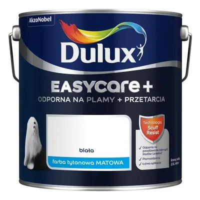 Farba Dulux EasyCare + biała 2,5l