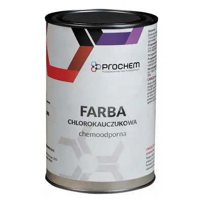 Farba chlorokauczukowa chemoodporna biała 1L